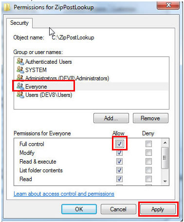 Rights to Postcode Desktop Software